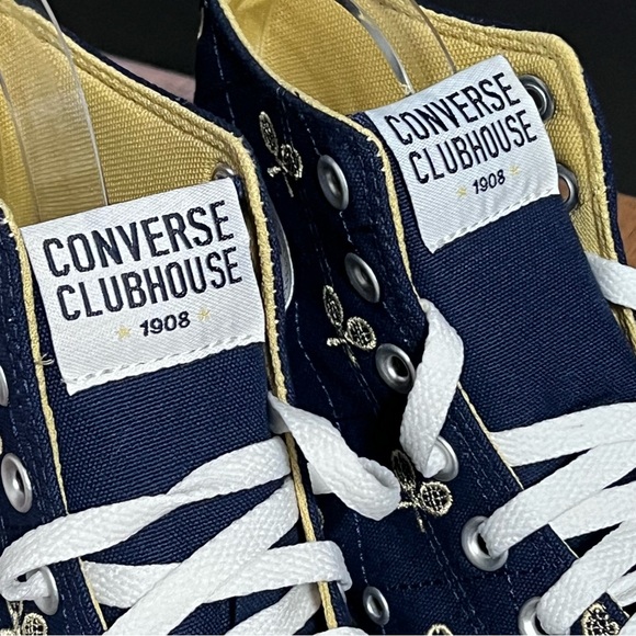 Converse CTAS Hi Top Clubhouse Sneakers M6.5 W8.5 Obsidian Blue/Trailhead Gold - Picture 7 of 12
